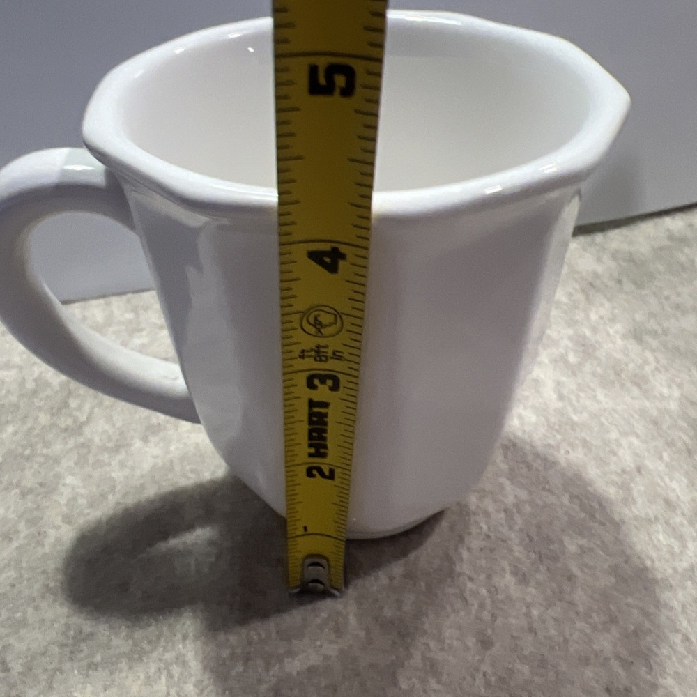 Pfaltzgraff‎ Heritage White Octagonal 10oz Coffee Mug Old Backstamp Vtg 8 Avail - Picture 4 of 6
